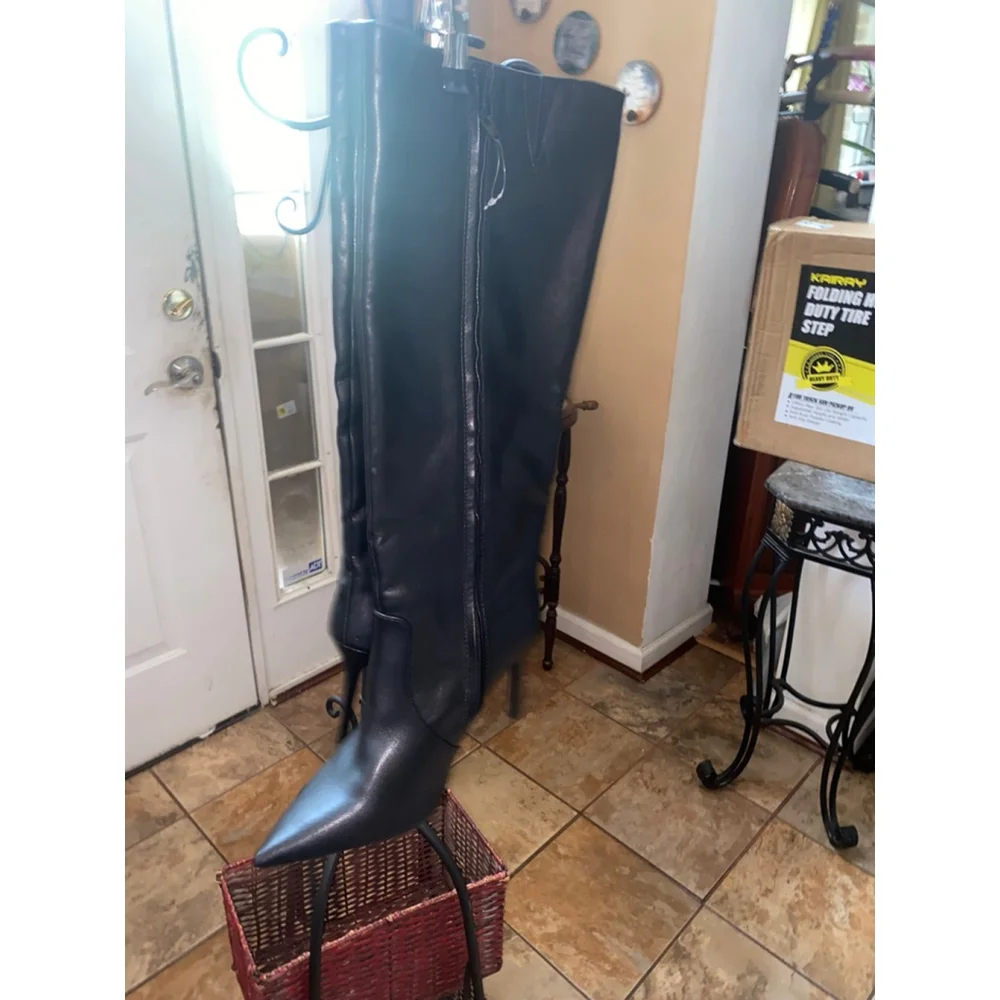 Women's INC Black Over the Knee Boots Size 8